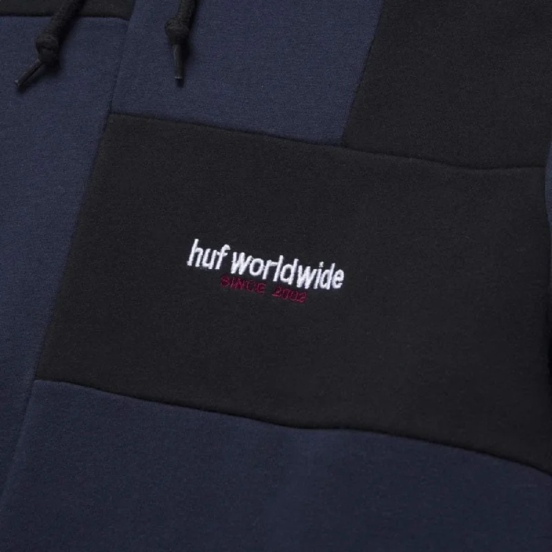 HUF ARRAY P/O HOODIE-NAVY BLAZER