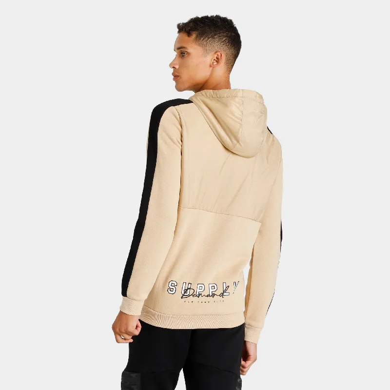 Supply & Demand Illusion Pullover Hoodie / Tan