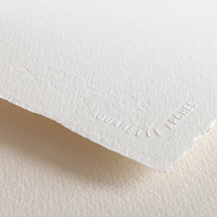 Arches Watercolour Natural White 56x76cm 300gsm Cold Pressed Paper Pack Of 10 Sheets