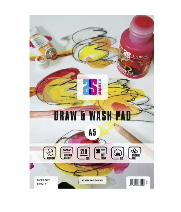Art Spectrum Smooth Draw & Wash Pads 210gsm