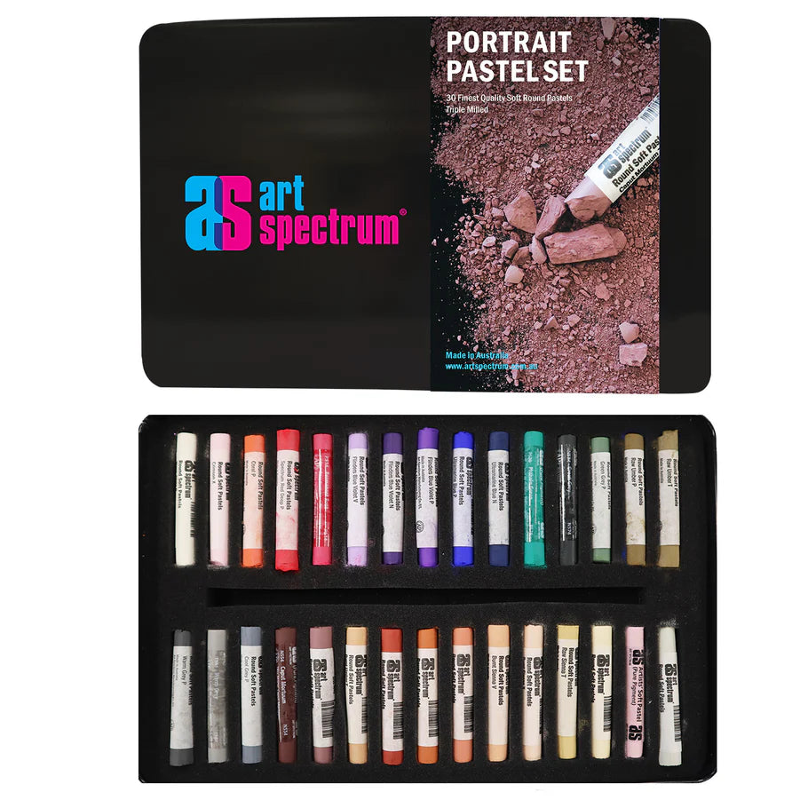Art Spectrum Soft Pastels Set Of 30 Portrait Set
