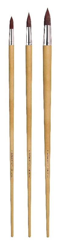 da Vinci TOP-ACRYL Series 7789 Synthetic Round Brushes - 60cm Handle