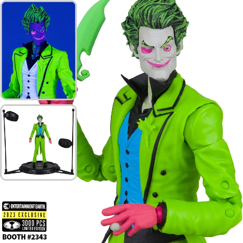 DC Multiverse The Joker Infinite Frontier Black Light Gold Label 7" Inch Scale Action Figure - McFarlane Toys (Entertainment Earth Exclusive)