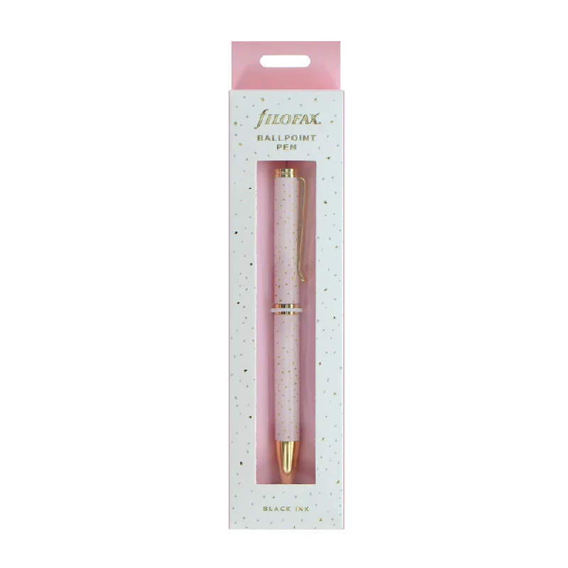 Filofax Confetti Rose Quartz Ballpoint Pen