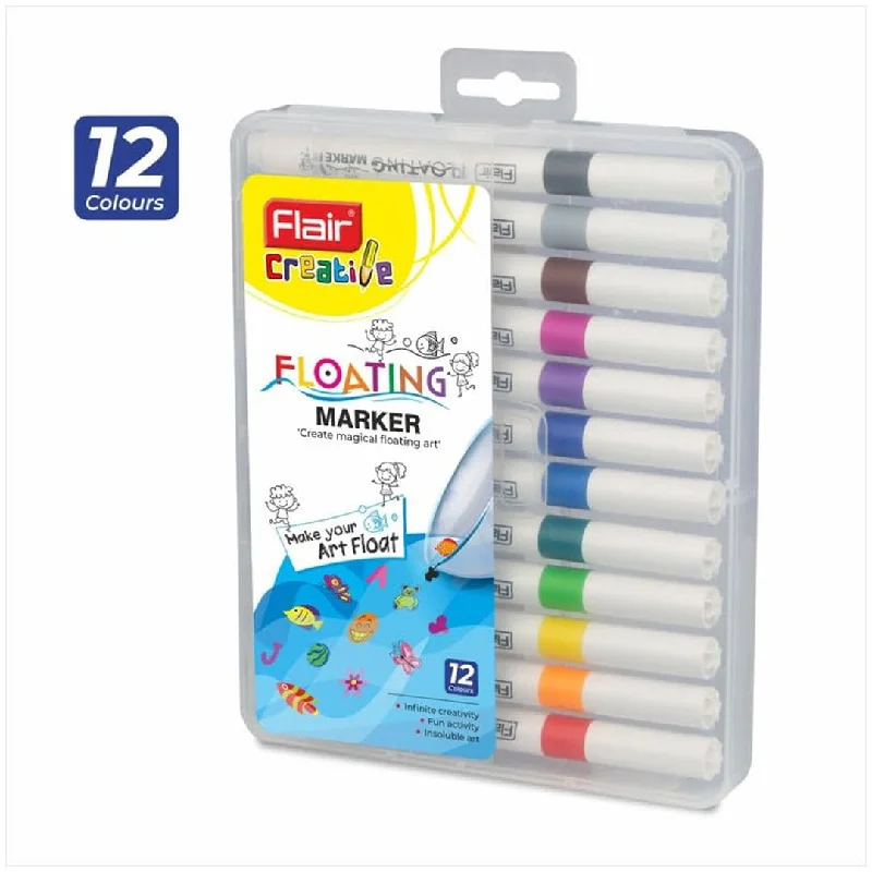 Flair Creative Water Floating Marker Set of 12
