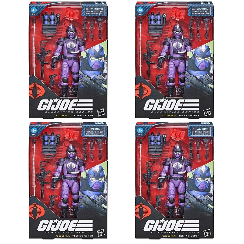 G.I. Joe Classified Techno-Viper ARMY BUILDER SET OF 4