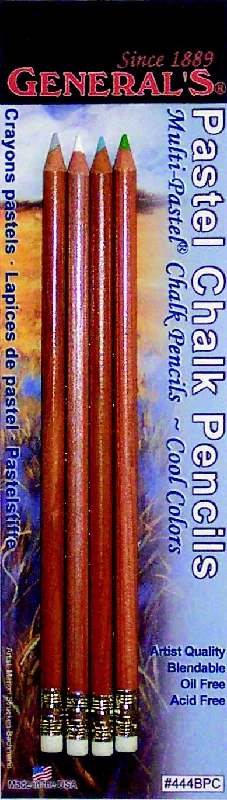 General's Pastel Chalk Pencils Cool Colours Set of 4