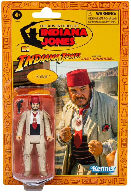 Indiana Jones Retro Collection Sallah (The Last Crusade) 3 3/4-Inch Action Figure - Hasbro Indiana Jones Retro Collection Sallah (The Last Crusade) 3 3/4-Inch Action Figure - Hasbro