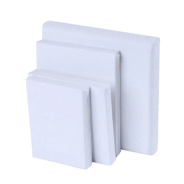 Jasart Academy Canvas 1.5 Inch Thick Edge 6x6 Inch - Pack Of 8