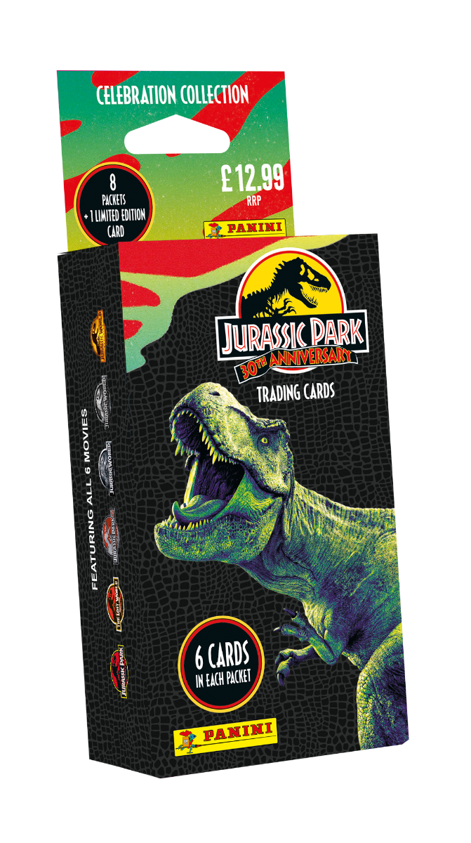 Jurassic World Anniversary Trading Card Collection - Multi-set (8 packets +1 LE) - Panini