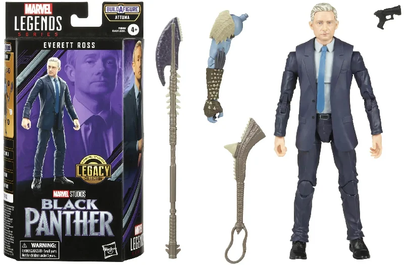 Marvel Legends Black Panther Wakanda Forever Everett Ross (Attuma BAF) 6" Inch Action Figure - Hasbro
