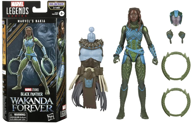 Marvel Legends Black Panther Wakanda Forever Nakia (Attuma BAF) 6" Inch Action Figure - Hasbro