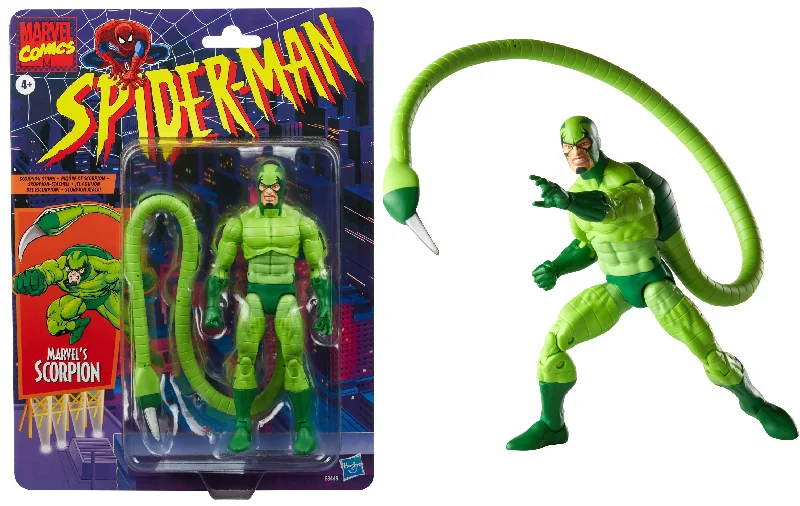 Marvel Legends Spider-Man Retro Marvel’s Scorpion Action Figure - Hasbro *IMPORT STOCK* Marvel Legends Spider-Man Retro Marvel’s Scorpion Action Figure - Hasbro *IMPORT STOCK*