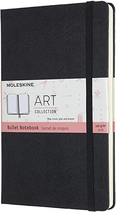 Moleskine Art Large Hard Cover Lined And Dotted Bullet Journal
