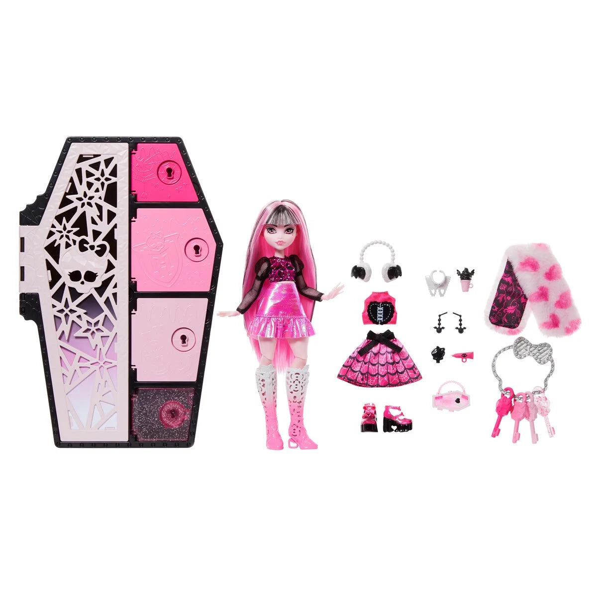 Monster High Skulltimate Secrets Fearidescent Draculaura Doll - Mattel