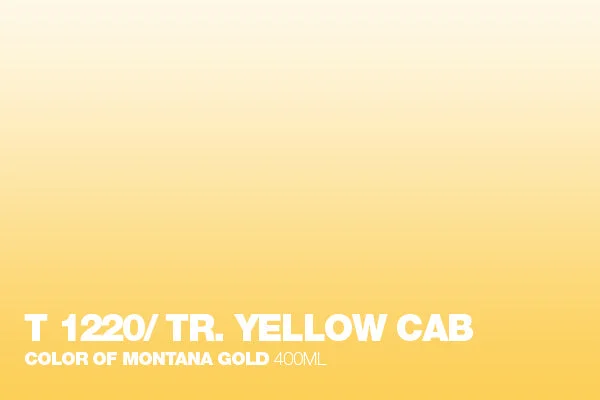 T1220 Transparent Yellow Cab