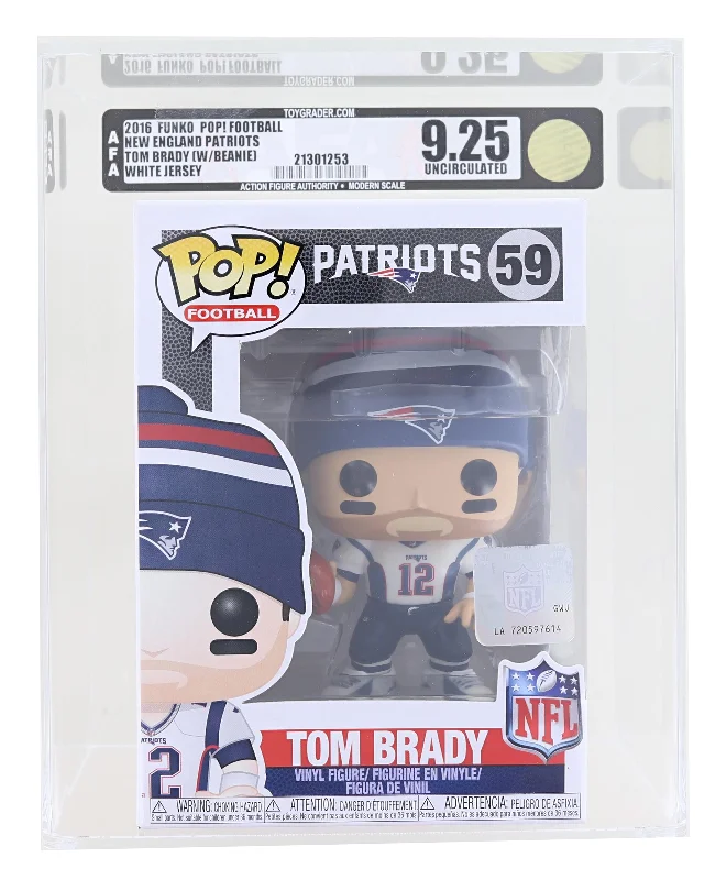 New England Patriots NFL 2016 Funko POP Vinyl Figure | Tom Brady Graded AFA 9.25