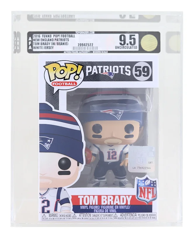New England Patriots NFL 2016 Funko POP Vinyl Figure | Tom Brady Graded AFA 9.5