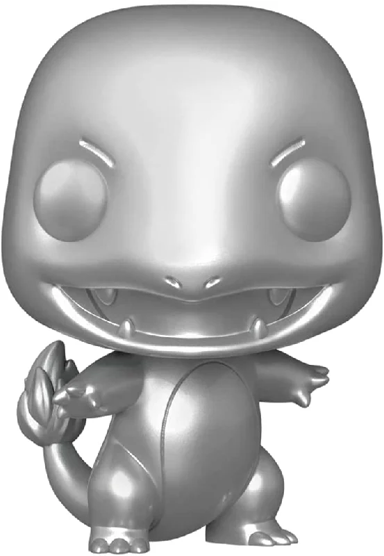 Pokemon Funko POP Vinyl Figure | Charmander (Silver Metallic)