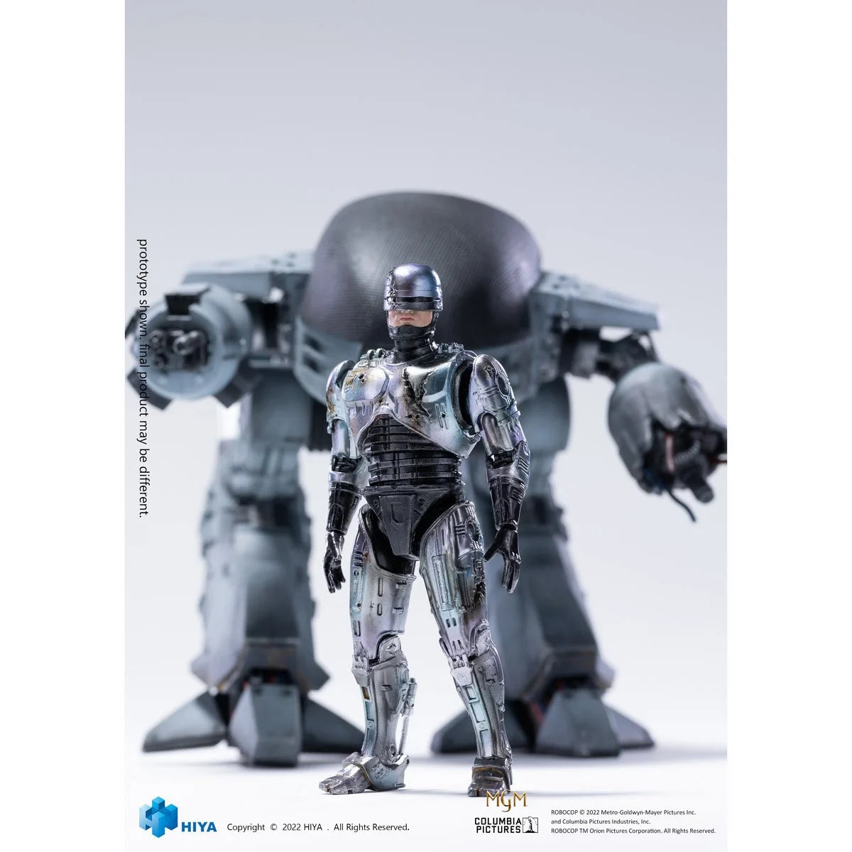 RoboCop ED-209 VS RoboCop Battle Damage 1:18 Scale Action Figure 2-Pack - San Diego Comic-Con 2022 Previews Exclusive (Limited to 3,000pcs) *IMPORT STOCK*