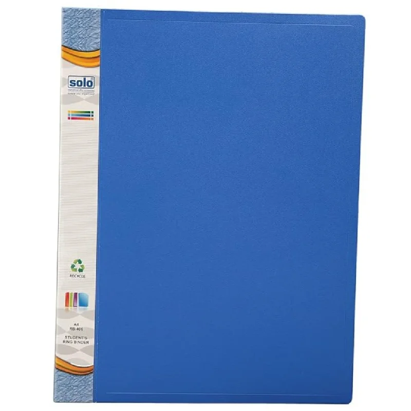 Solo Students Ring Binder-A4 Pack of 2