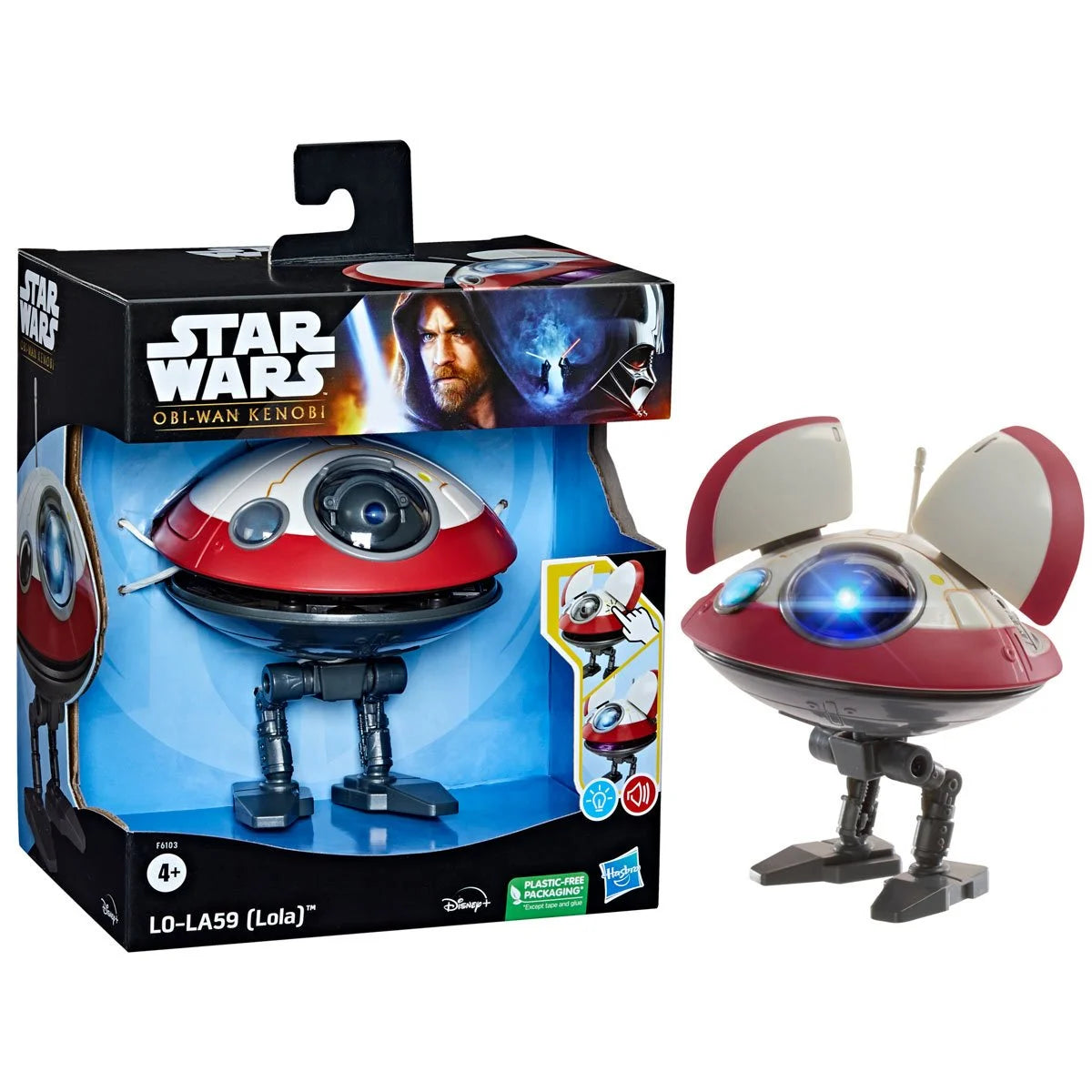 Star Wars L0-LA59 (Lola) Interactive Electronic Droid Figure - Hasbro