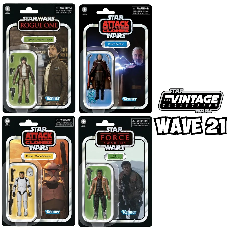 Star Wars: The Vintage Collection Wave 21 COMPLETE SET OF 4 (Fan Channel Exclusive)