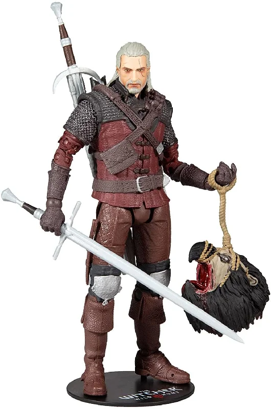 The Witcher 7 Inch Action Figure | Geralt of Rivia (Wolf Armor) Chase Figure