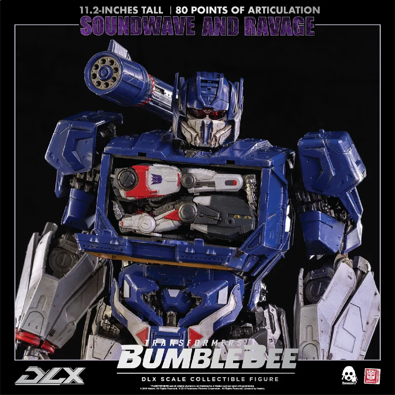 Transformers: Bumblebee DLX Scale Collectible Series Soundwave and Ravage