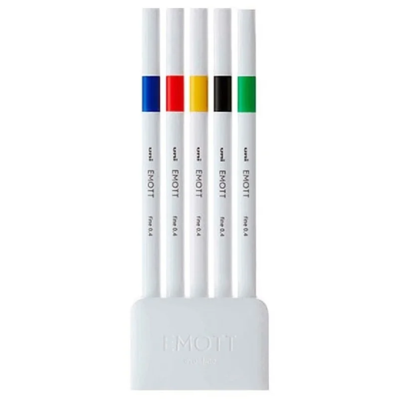 Uni Emott Pens 5-color set