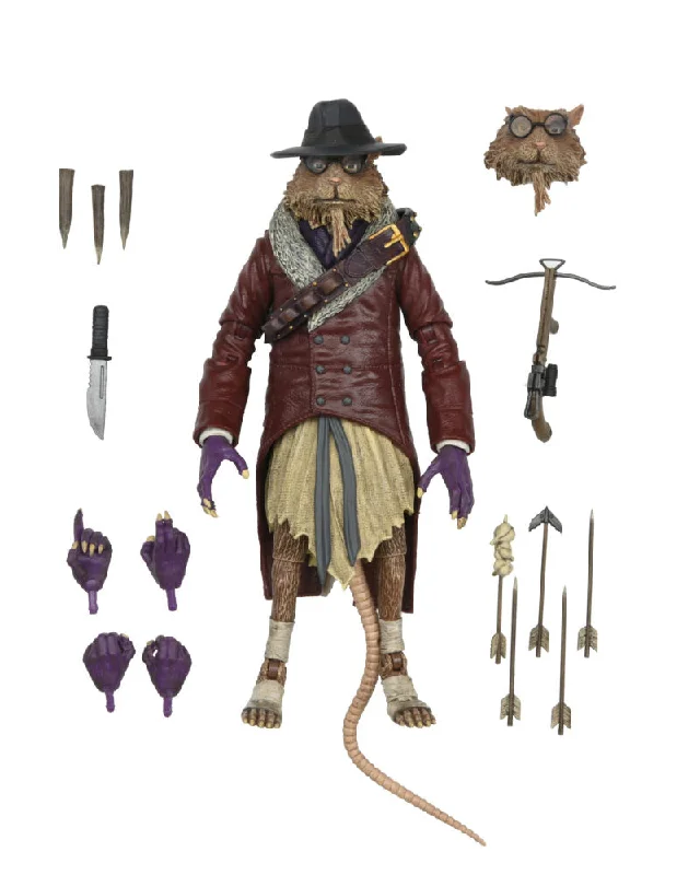Universal Monsters x Teenage Mutant Ninja Turtles Ultimate Splinter as Van Helsing 7″ Scale Action Figure - NECA