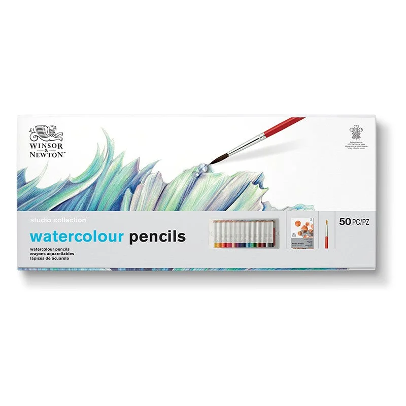 Winsor & Newton Studio Watercolour Pencils Set Of 50