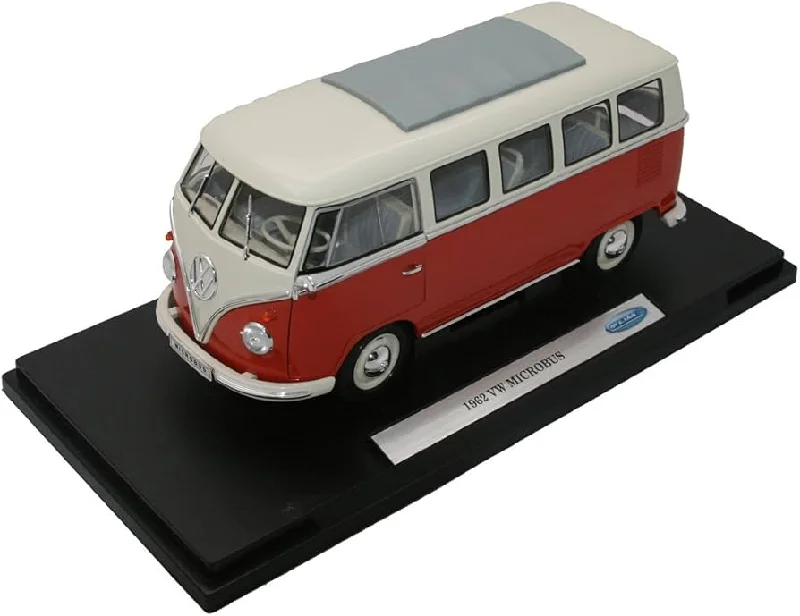 1963 Volkswagen T1 Bus (1/18 Scale in Cream/Red)