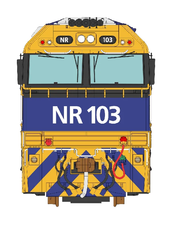 3D Wall Art NR Class NR103 Pacific National Trial Livery (1:8 Scale) LA-7
