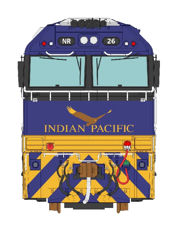 3D Wall Art NR Class NR26 Indian Pacific Mk1 (1:8 Scale) LA-12