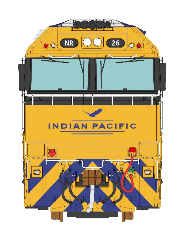 3D Wall Art NR Class NR26 Indian Pacific Mk4 (1:8 Scale) LA-15