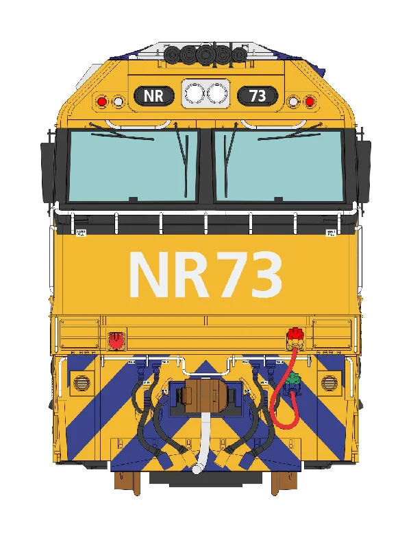3D Wall Art NR Class NR73 Pacific National No Stars (1:8 Scale) LA-6