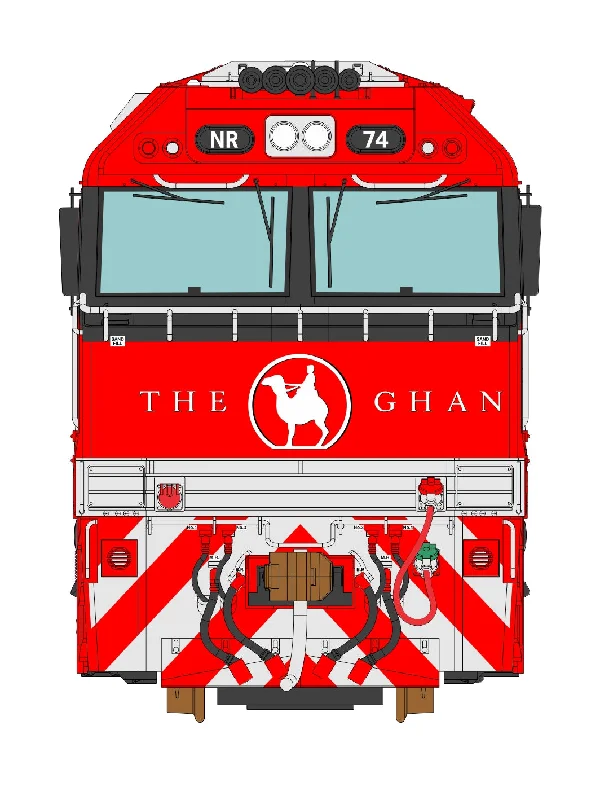 3D Wall Art NR Class NR74 Tha Ghan Mk1 (1:8 Scale) LA-9