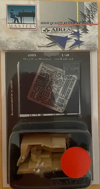 Aires 1/48 Scale Hawker Hunter cockpit set for Academy - Old packaging #4085