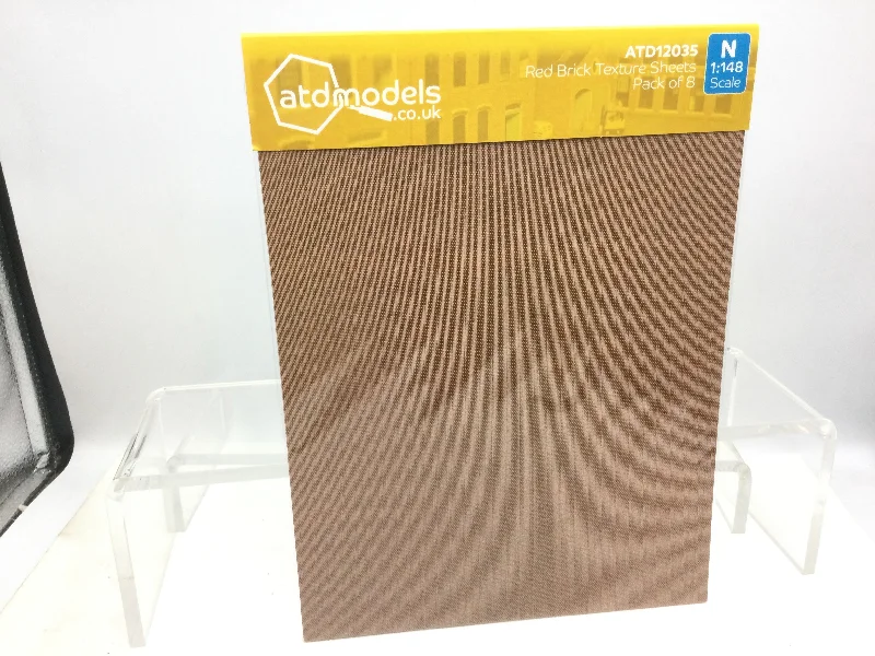 ATD Models ATD12035 N Gauge Red Brick Texture Pack