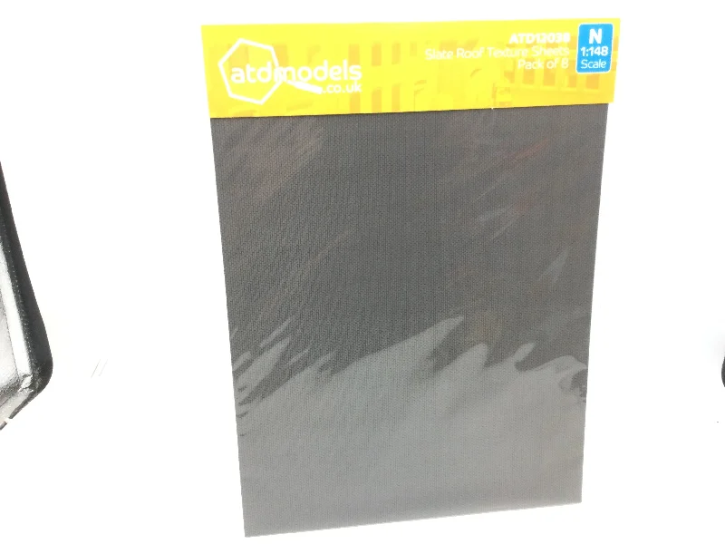 ATD Models ATD12038 N Gauge Slate Roofing Texture Pack