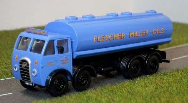 B-T Models DB07 1:76/OO Gauge Foden DG 4 Axle Tanker Lorry Fletcher Miller Oils