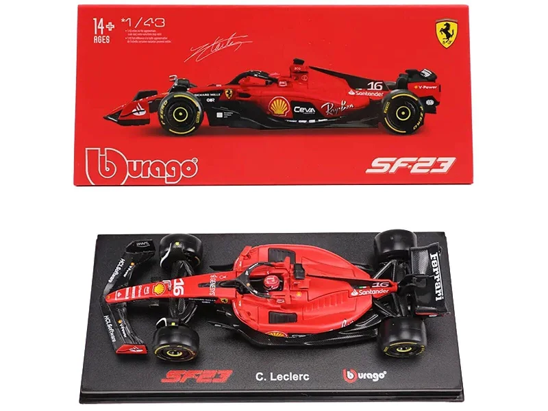 Burago F1 Collectable 1:43 Ferarri SF-23 Leclerc 18-36835L