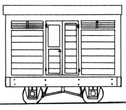 Dundas Models DM03A OO-9 Gauge Freelance 4 wheel Guards Van Kit