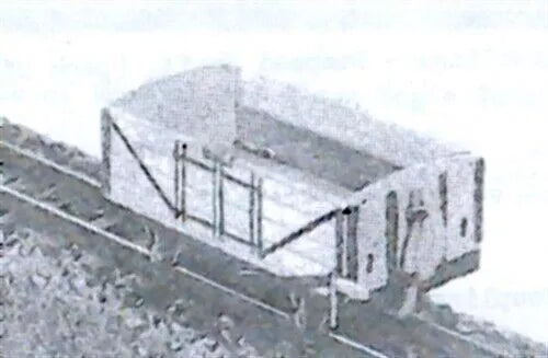 Dundas Models DM15 OO-9 Gauge Lynton & Barnstaple 4 Wheel Open Wagon Kit