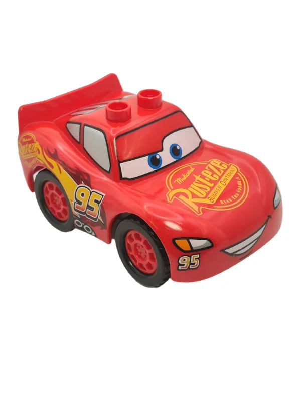 Duplo Lightning McQueen - Rust-eze Hood with Treaded Tires, crs021