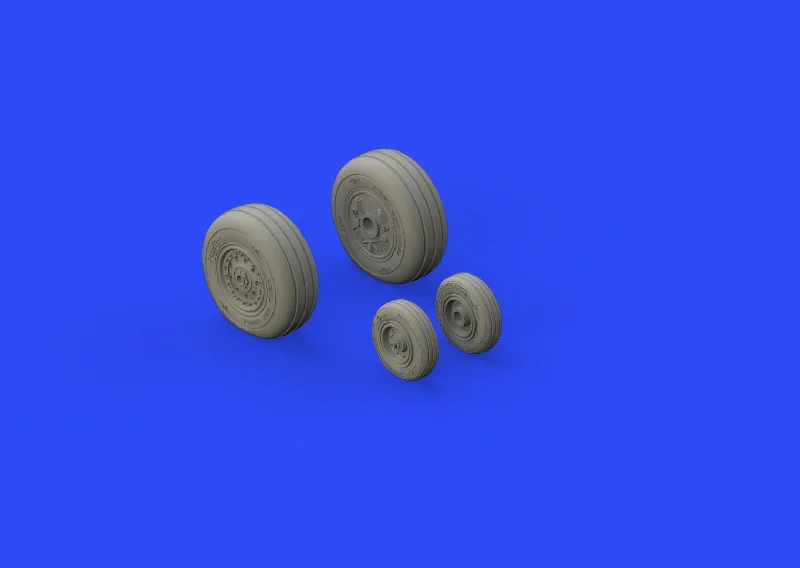 Eduard 1/48 Brassin F-4J Phantom II undercarriage wheels for Zoukei Mura 648313