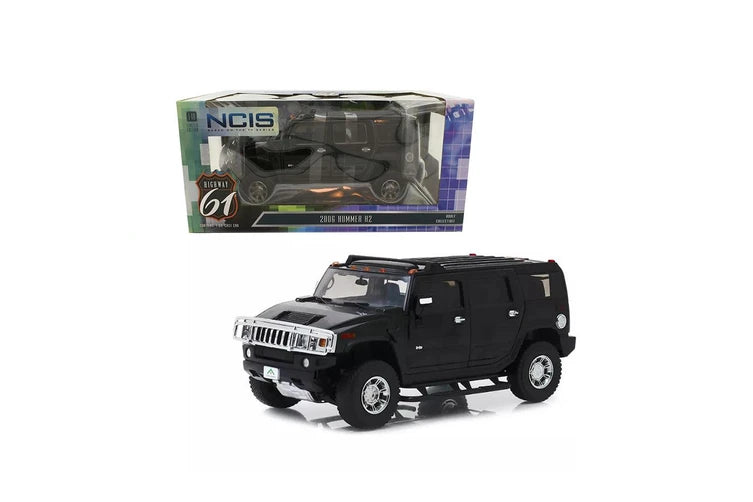 1:18 Scale NCIS 2006 Hummer H2 Movie Diecast Model Car Black