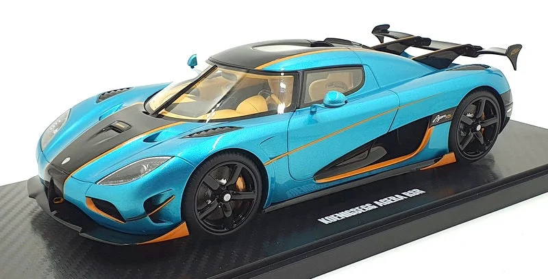 GT Spirit 1/18 Scale Resin GT390 - Koenigsegg Agera RS - Blue/Black