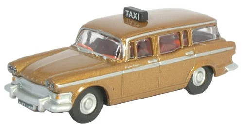 Oxford Diecast Humber Super Snipe Estate Taxi Brown - 1:76 Scale